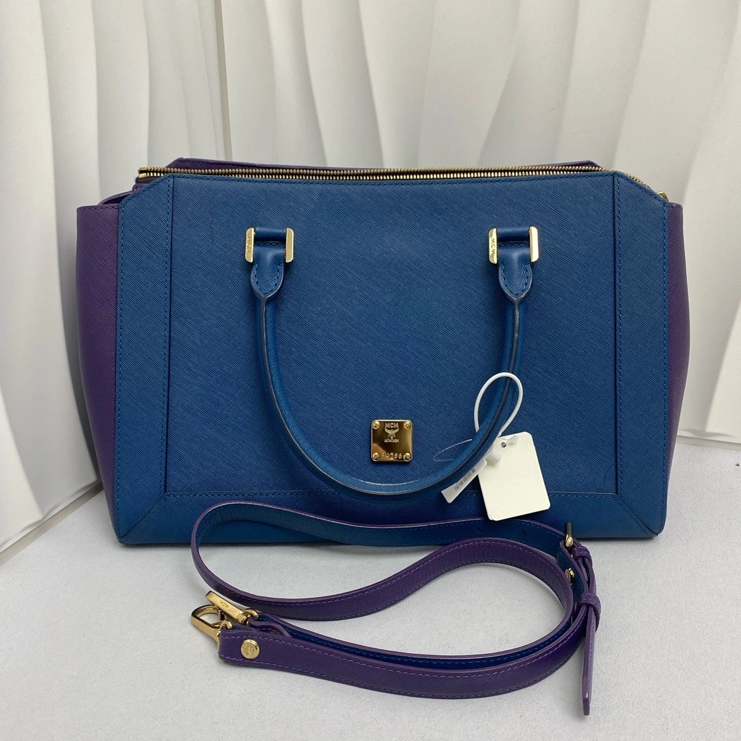 95新 MCM MCM两用包 拼色手提包 单肩包8232290