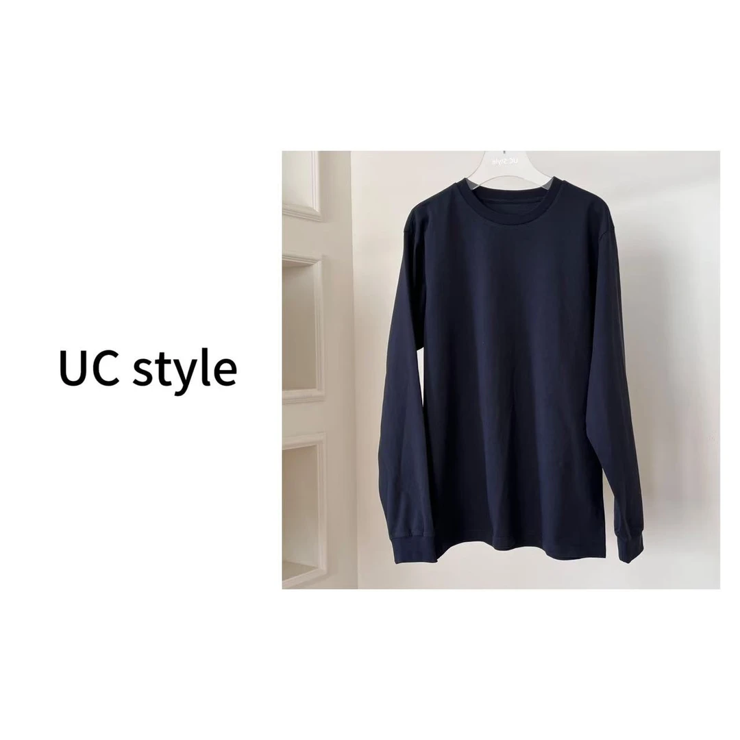 A7077纯色正肩长袖打底主播穿S码