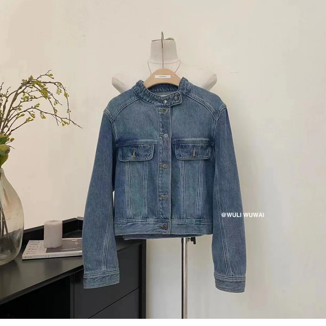 【NO退NO换】鑫燃Kiki 时尚百搭休闲牛仔外套 19036 WU（F）