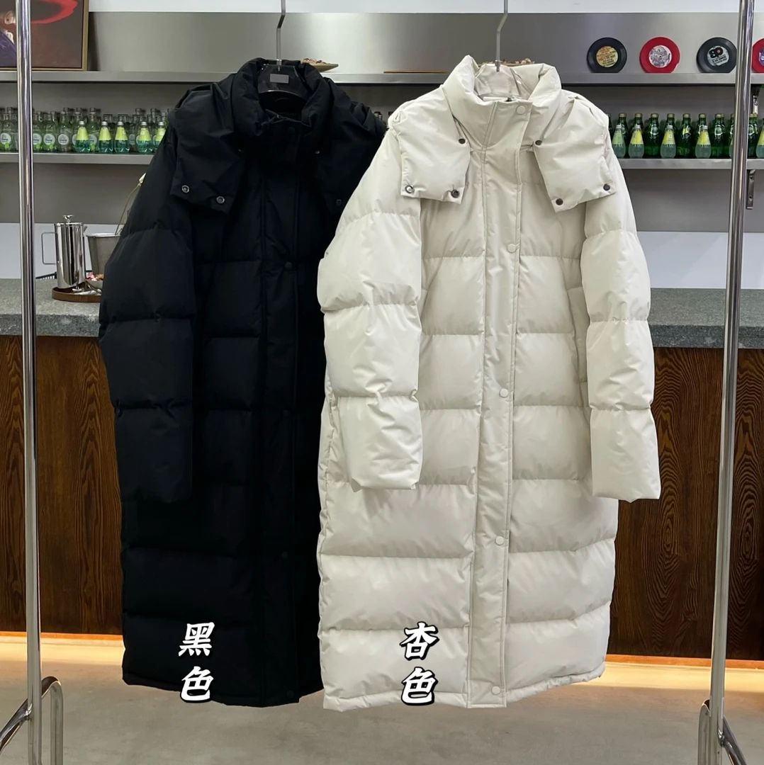 【NO退NO换】鑫燃KIKI 四格黑长款羽绒服 6092 7+