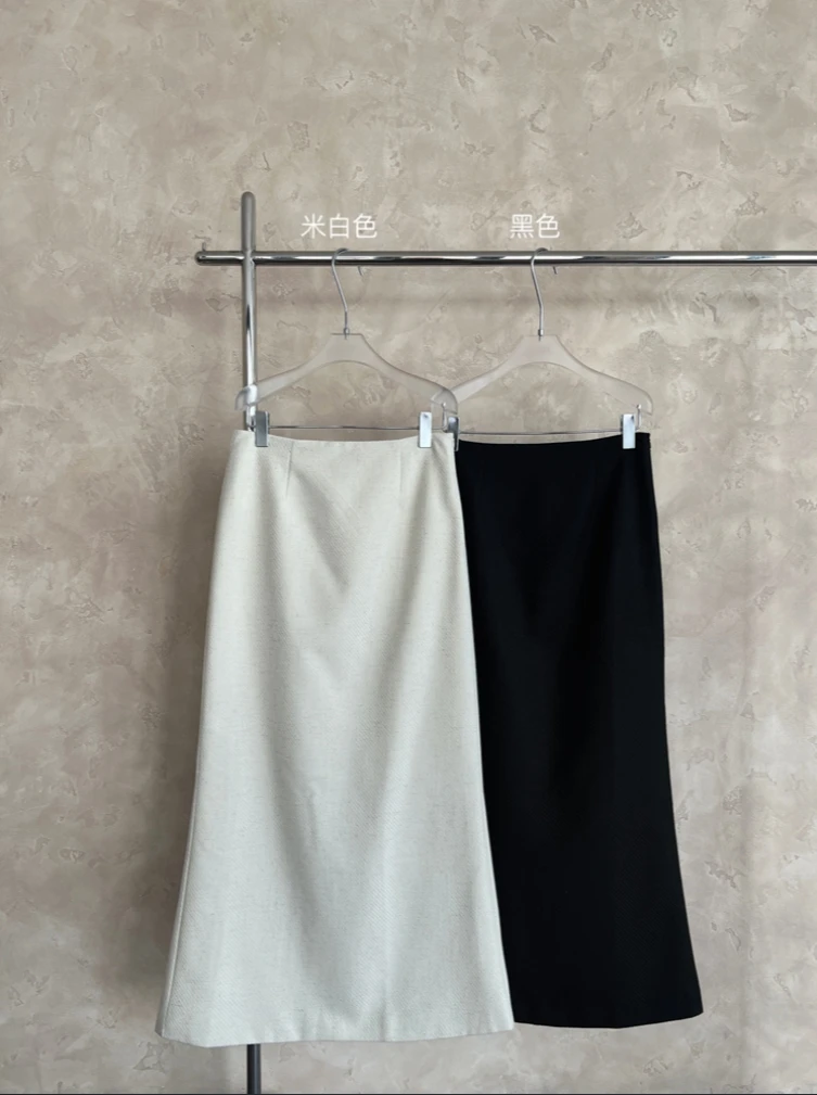 【NO退NO换】鑫燃KIKI 时尚慵懒感小香风半身裙 241336 TS （F）