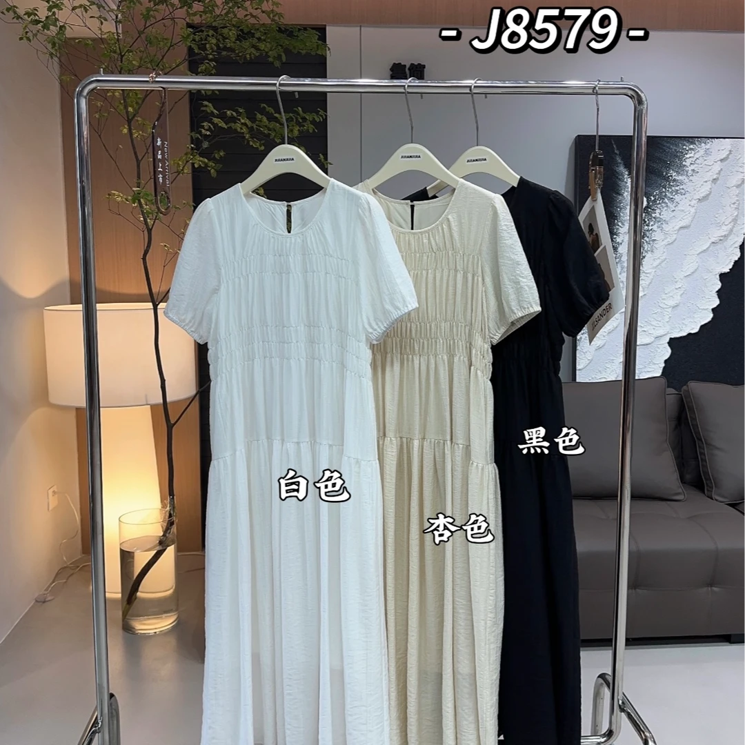 【NO退NO换】鑫燃Kiki 宽松连衣裙气质显瘦时尚休闲 8579 JJ