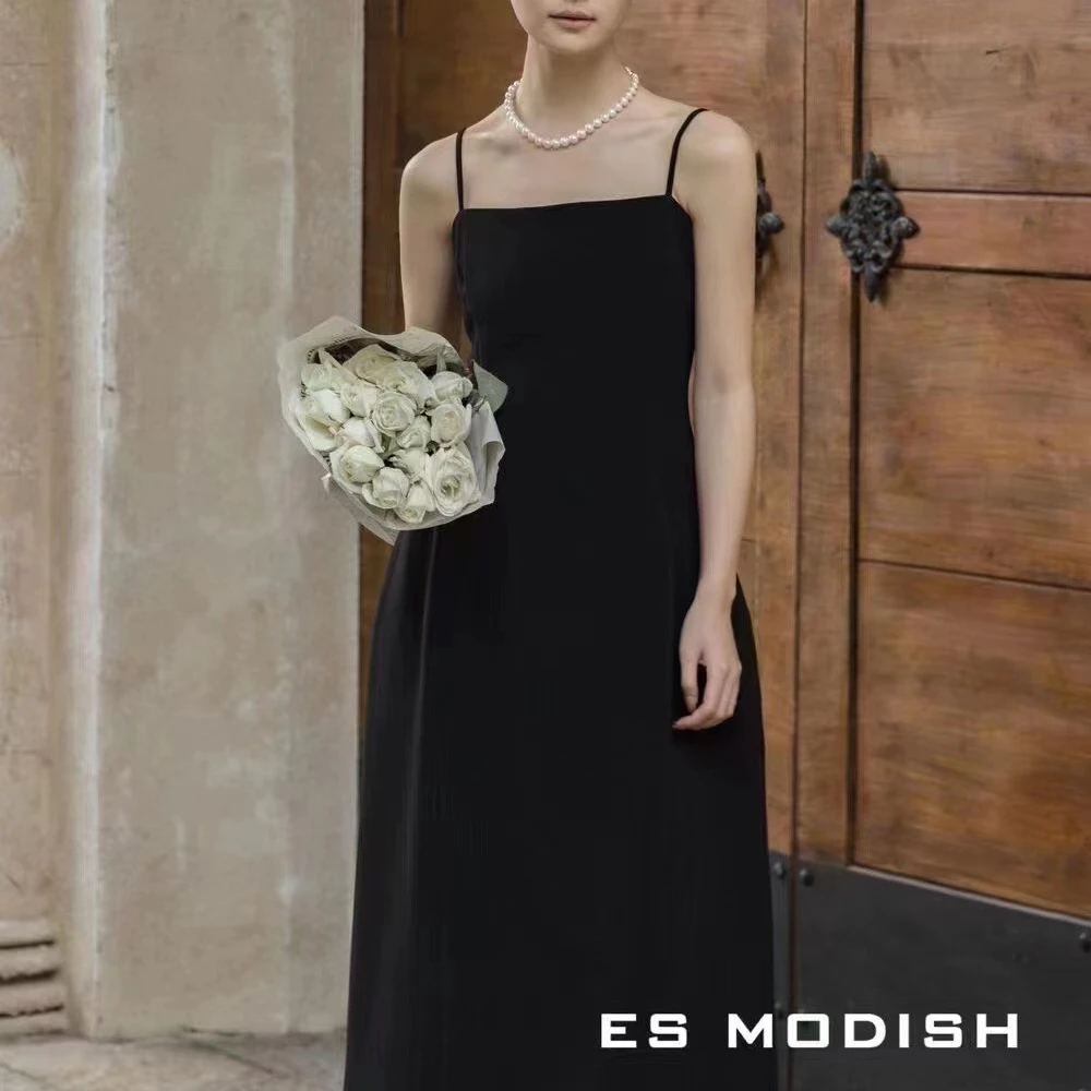 【NO退NO换】【ES MODISH】2635款 法式时尚百搭吊带连衣裙