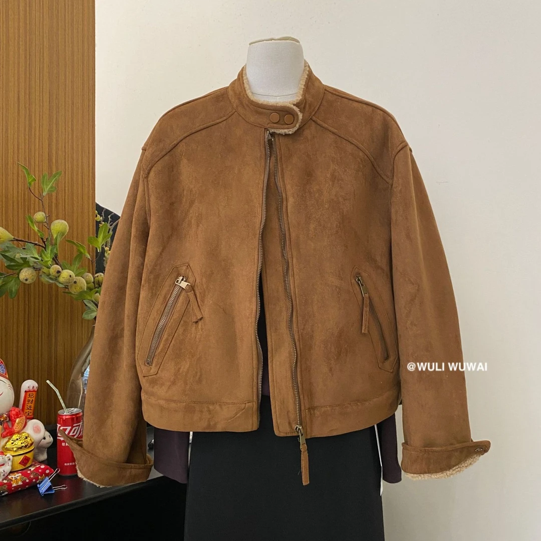 【NO退NO换】鑫燃KIKI 小众高级感百搭拉链外套 65091 WU