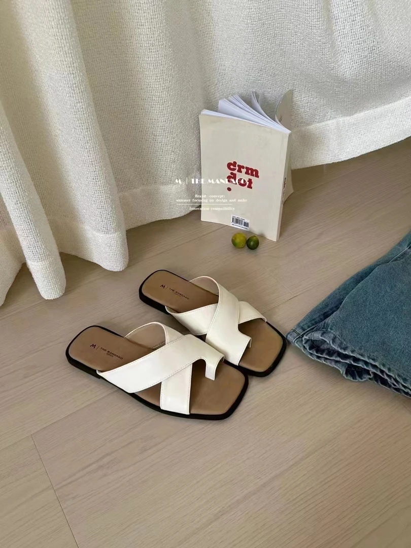 【NO退NO换】鑫燃Kiki 温柔风百搭休闲软底罗马鞋 ZA-3 MDG