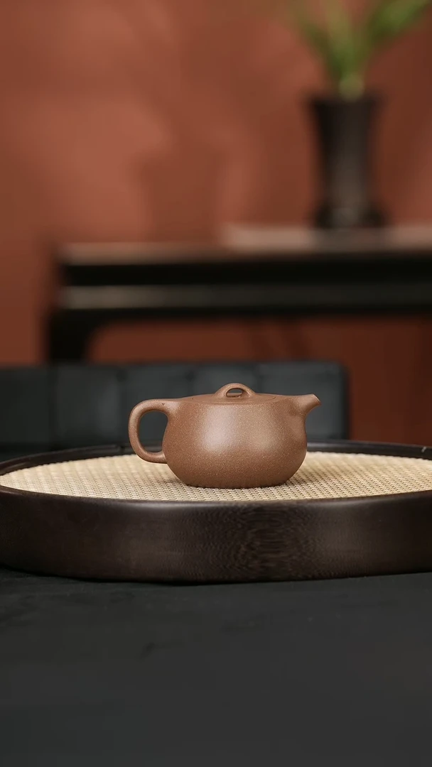 【闪购商品】紫砂茶壶如DG应心-万宁泉青段还原烧220