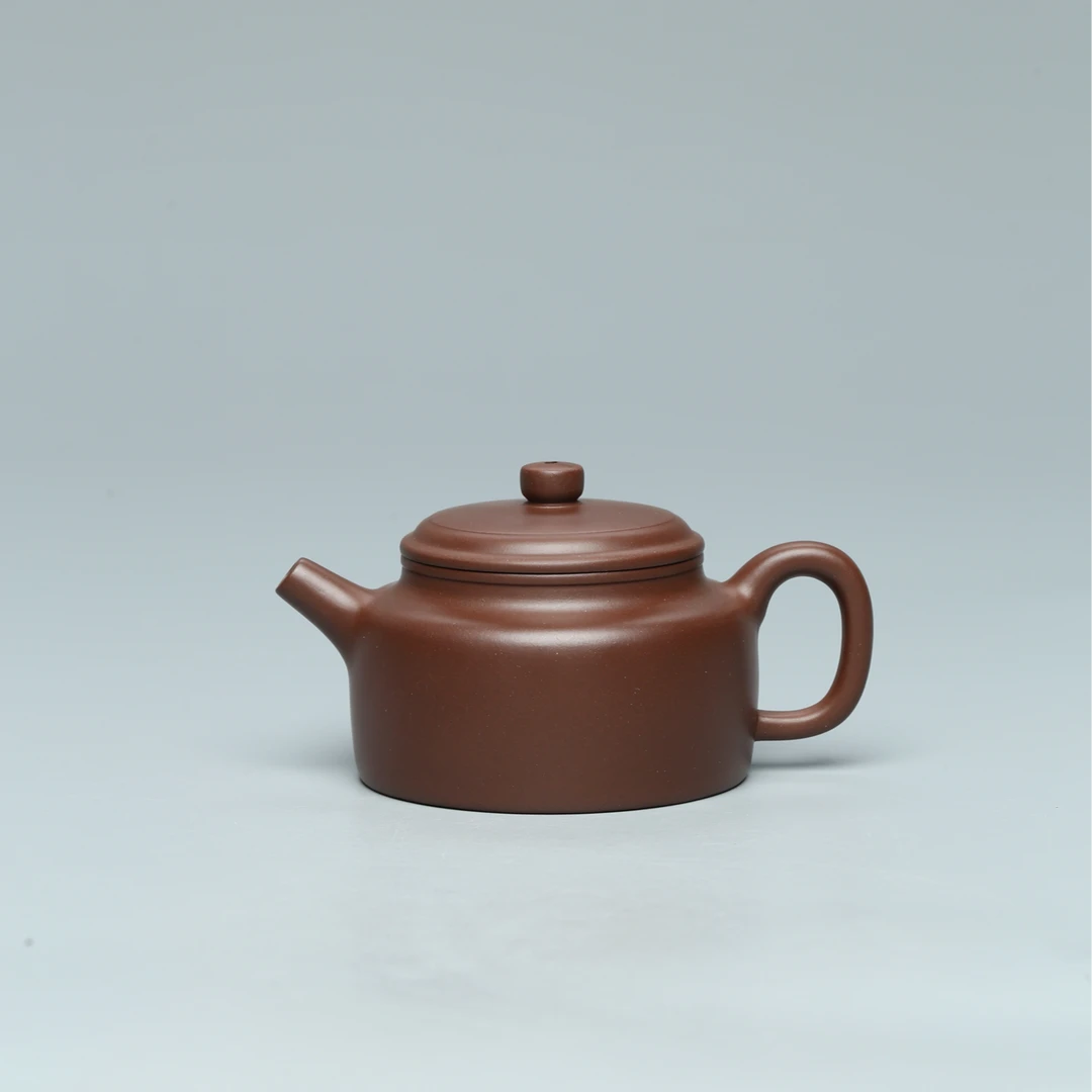 DG【达观说器】砂之源 德钟 紫泥 280cc手工紫砂壶自有