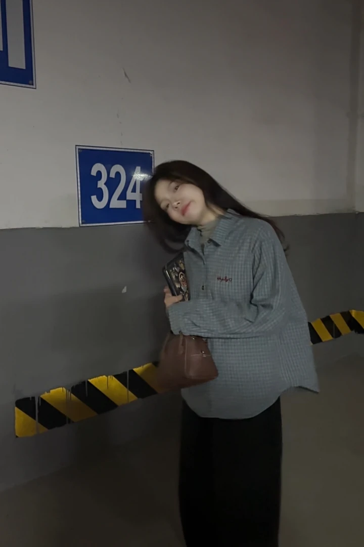 阿虞 磨毛格子～复古文艺春秋格子衬衫