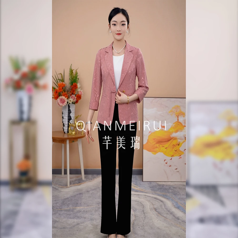 【芊美瑞】24A-107 高贵时尚小西服显档次女春季气质外套
