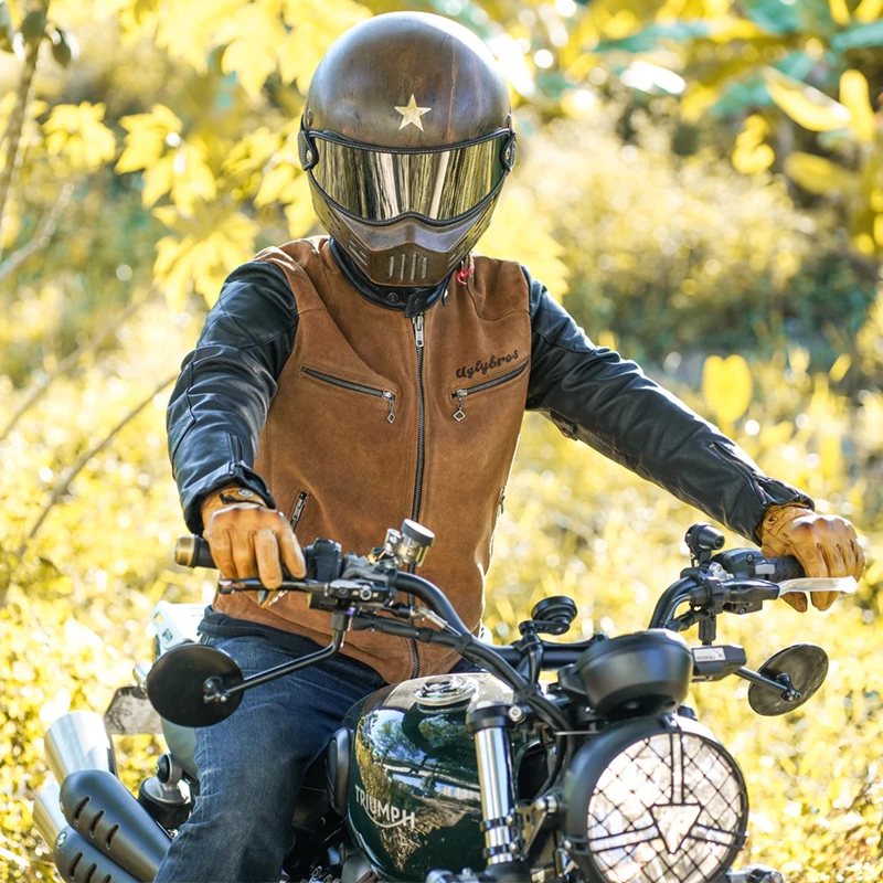 UGLYBROS/丑兄弟摩托车机车骑行服皮衣夹克哈雷骑士服四季男