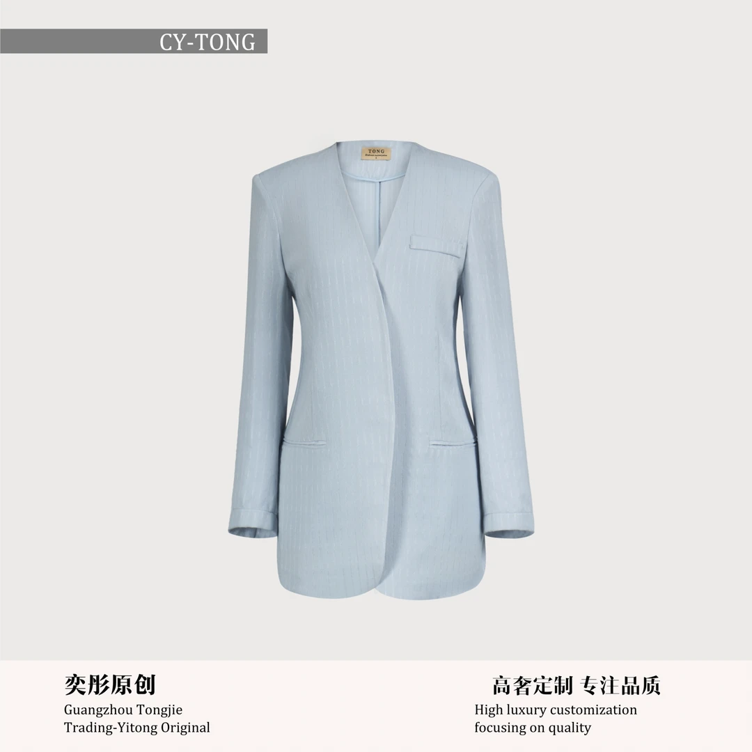 【彤姐原创】夏季气质轻奢简约时尚休闲女士薄款西服外套S24B090