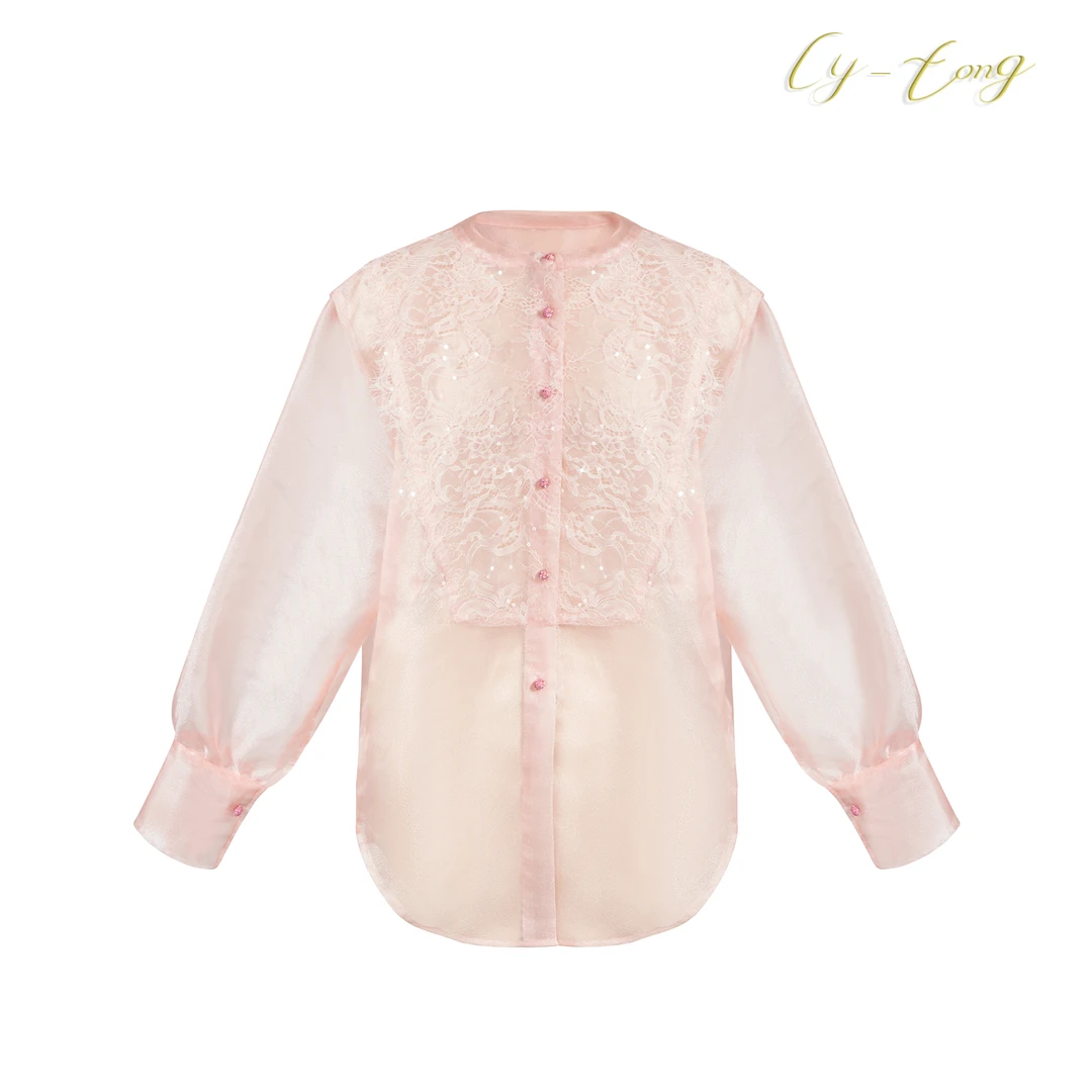 【彤姐原创】夏季气质轻奢时尚百搭女装设计感衬衫上衣S24H066