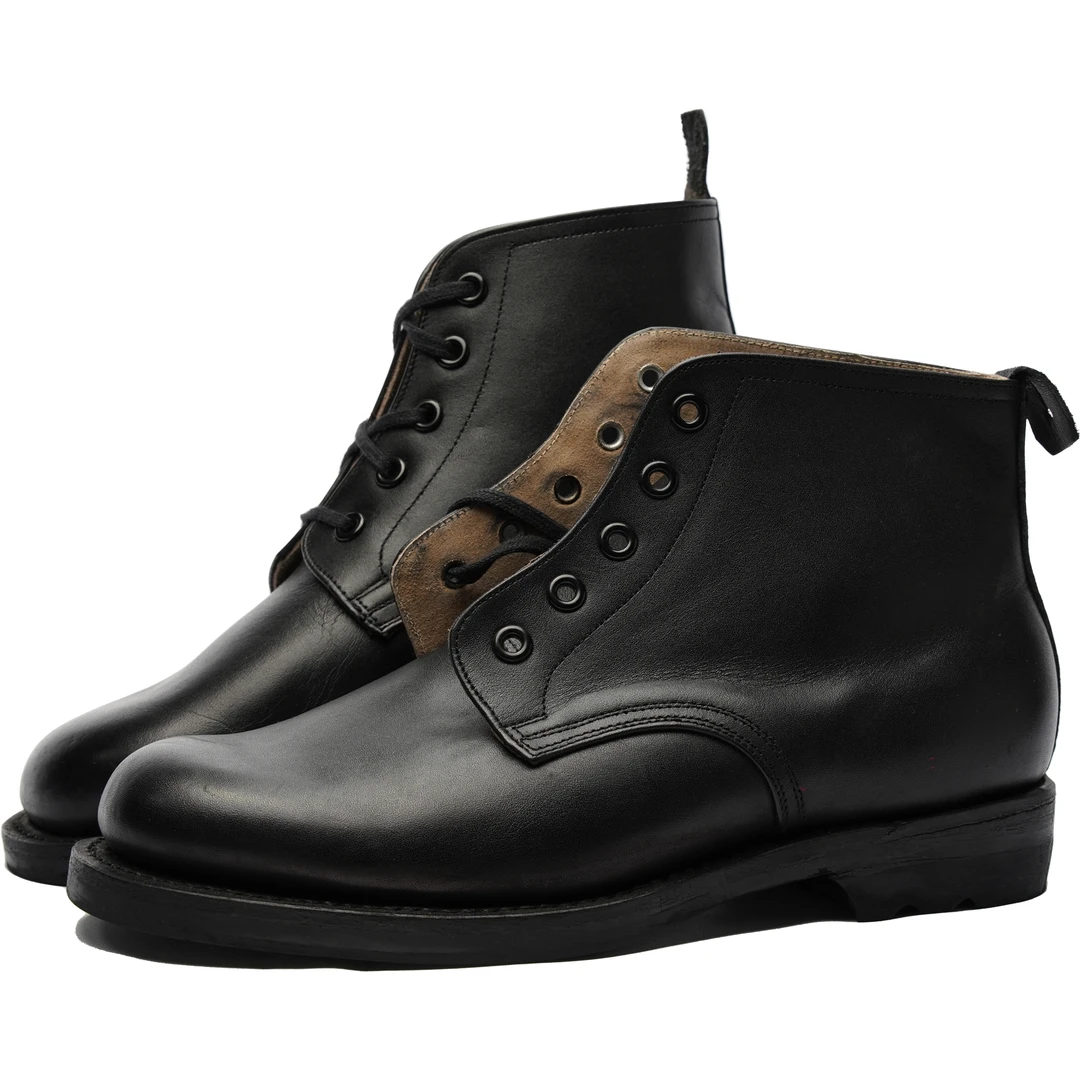 老货库存 男士高腰单皮鞋 舰船高腰单皮靴 时尚休闲经典牛皮单鞋