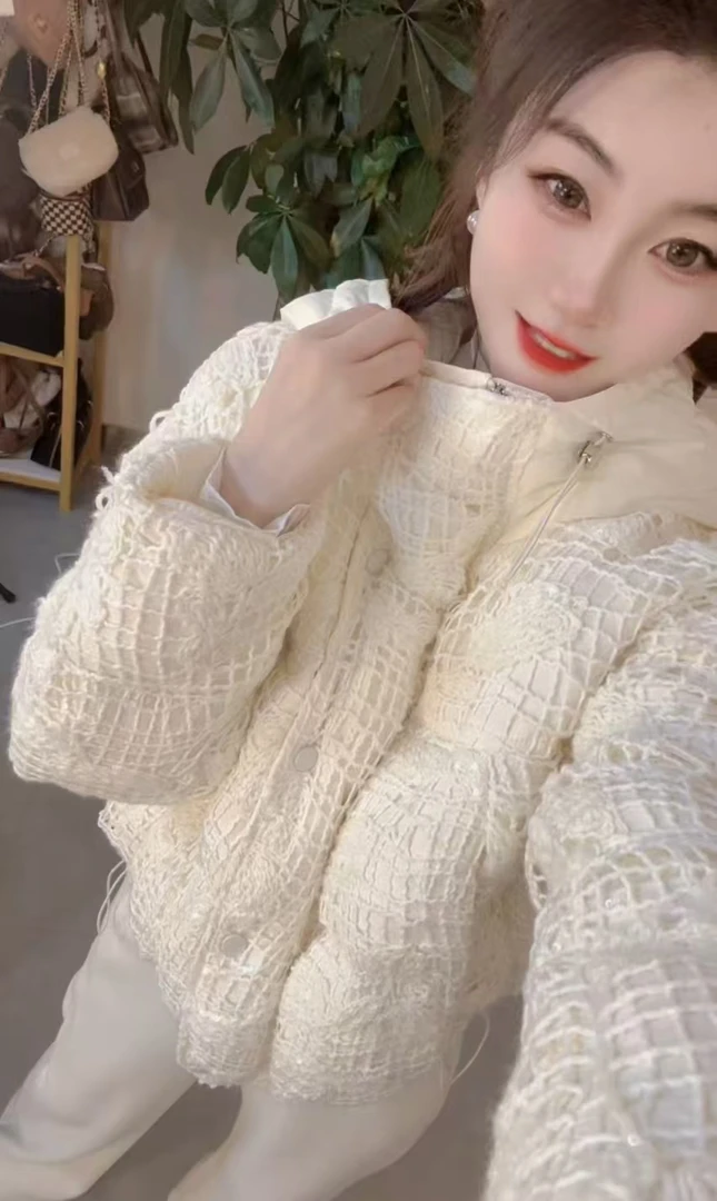 『微甜月光X』韩版洋气时尚百搭休闲洋气秋冬羽绒服6689