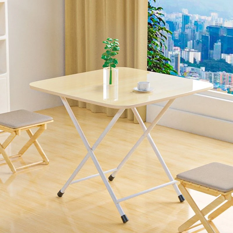 餐桌可折叠桌家用简易便携式饭桌出租房正方形小户型吃饭写字桌子