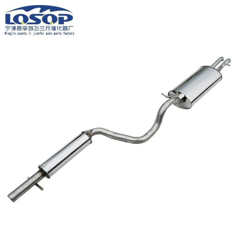 【厂家直供】适用于大众宝来三厢中后节静音型汽车排气管消声器