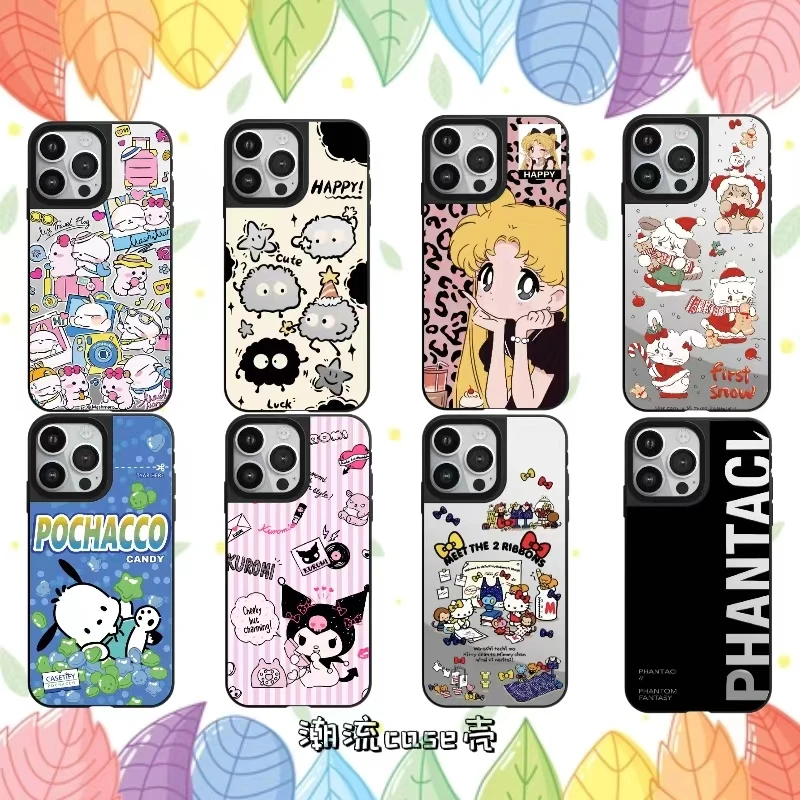 蕞新蕞高版本镜面款系列适用于苹果15Pro可爱16ProMax 防摔手机壳