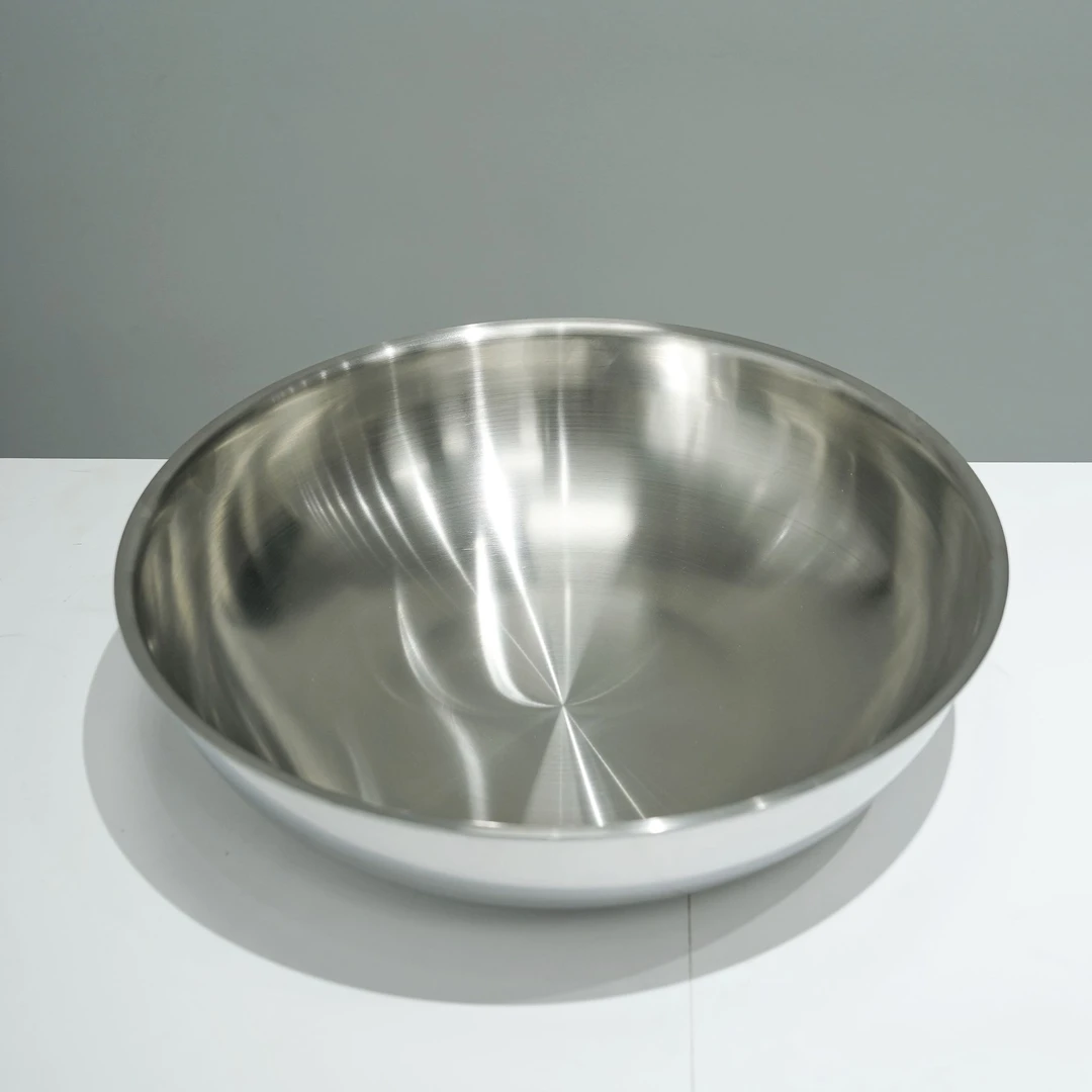 Linkcook 18-10不锈钢钢盘30cm38cm洗菜盘家用厨房揉面拌菜盘