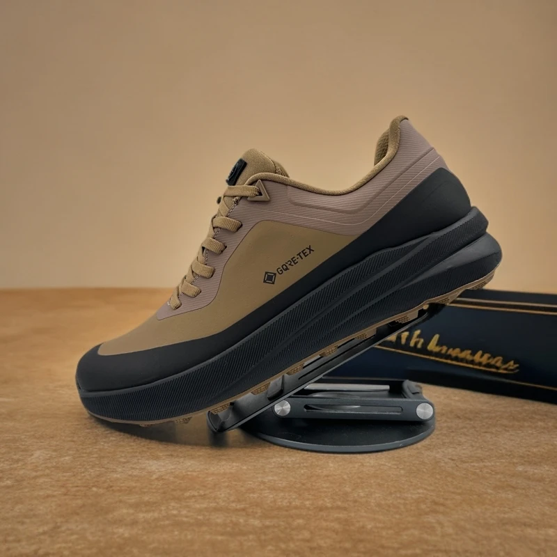 2025新款户外鞋百搭徒步鞋 舒适系带 防水男鞋耐磨轻便时尚户外鞋