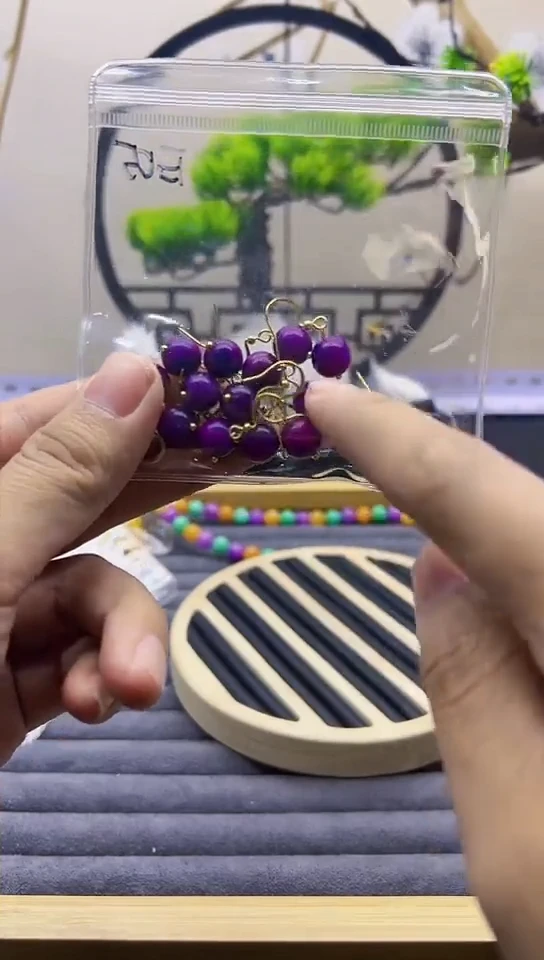 【闪购商品】苏纪石（舒俱来）耳钉14K金镶嵌E05