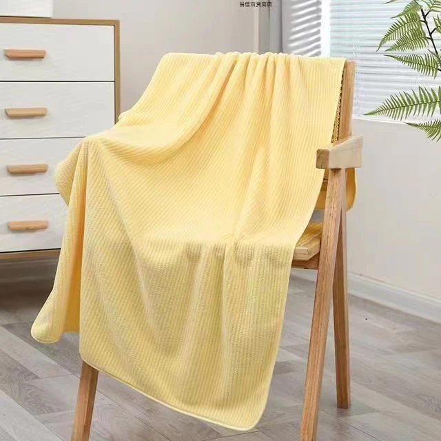 细条纹加厚大情侣居家家用洗澡速干网红加大毛巾吸水柔软成人裹巾