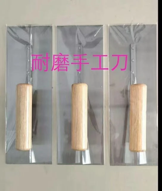 加厚锰钢抹泥刀瓦工专用耐用收光批灰刀