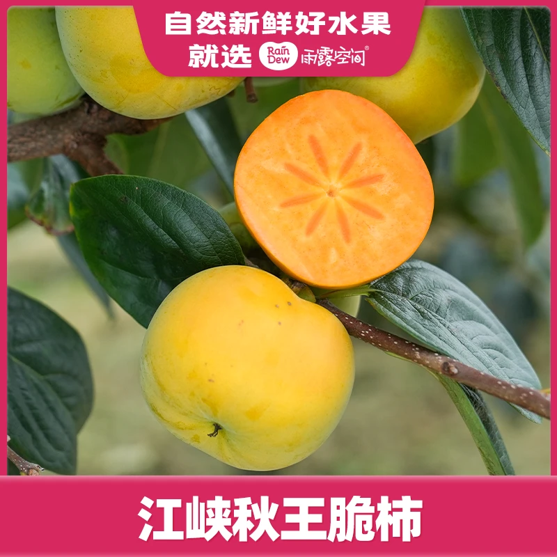 江峡秋王脆柿B果 1个 约160-220g