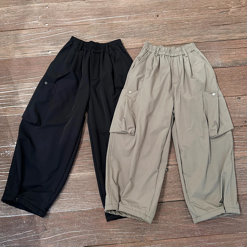 【清仓】略略童装儿童秋冬款裤子男童加绒裤244KZ2062