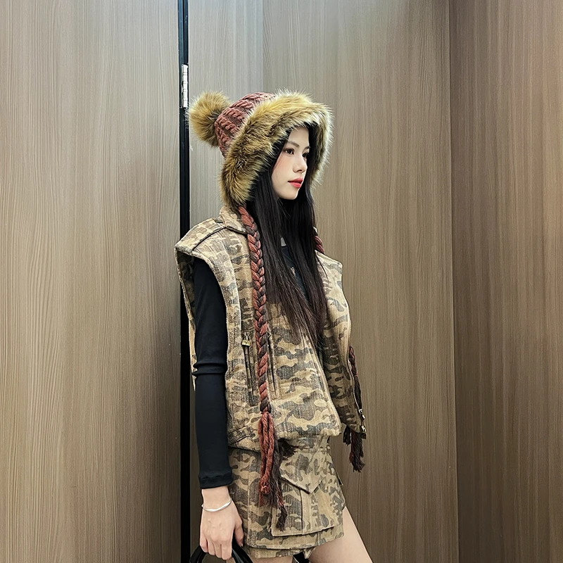 【VIINS】TGP洋气百搭羊毛毛球针织冷帽毛球帽65