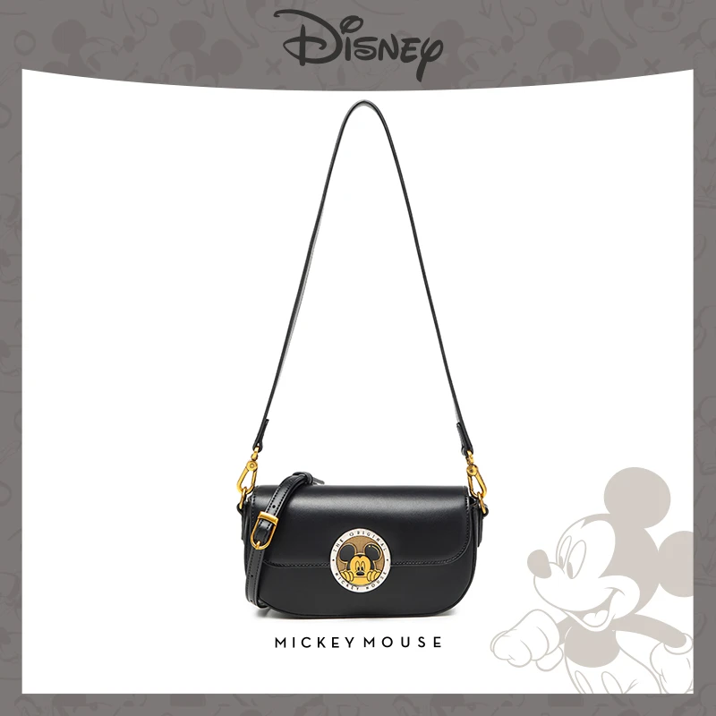 Disney/迪士尼  米奇夏季小方包特色翻盖豆腐包腋下法棍包