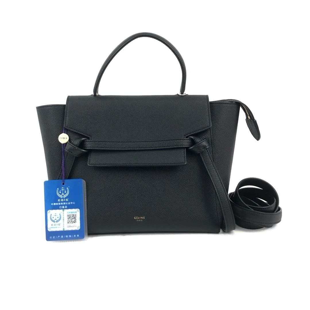 95新 Celine/思琳 安洁利知之celine瑟琳鲶鱼micro单肩包16697H