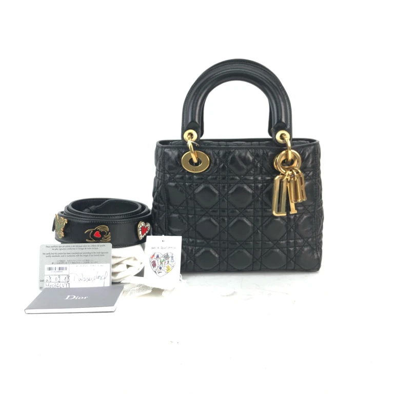 95新 Dior/迪奥 安洁利知之Dior迪奥戴妃徽标手提单肩包18380