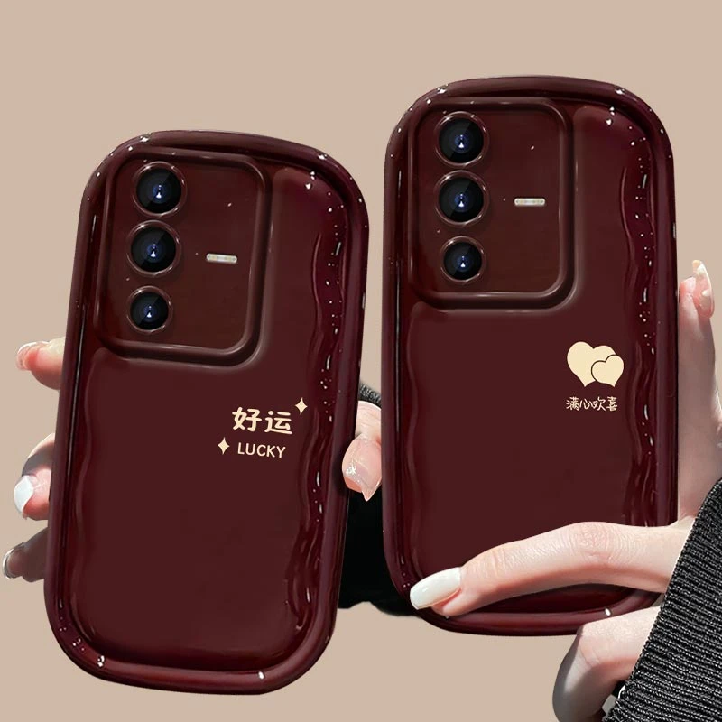 vivo s12/s12pro好运满心欢喜防摔全包手机壳