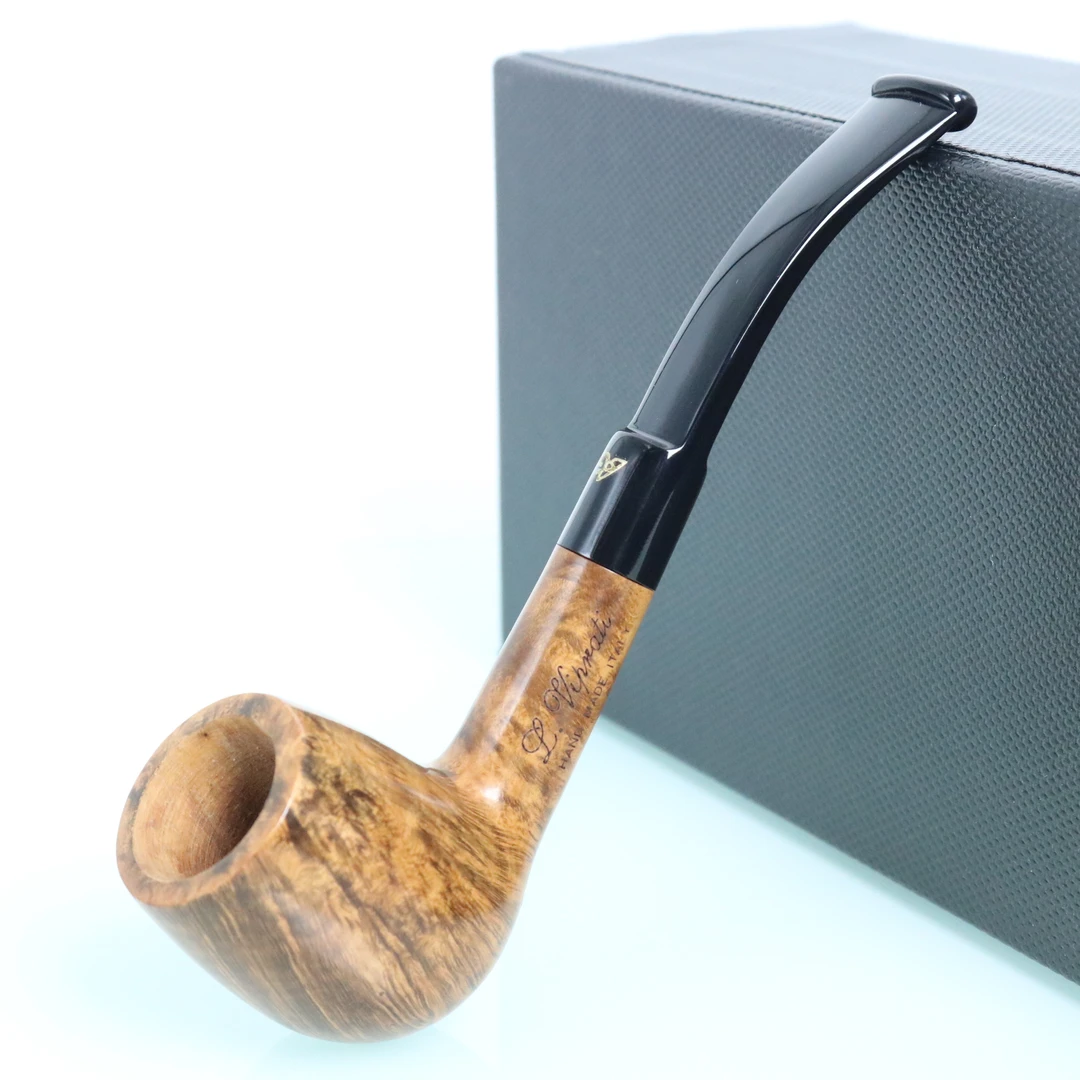 意大利维布拉蒂手工石楠木收藏级烟斗---皇冠贵族系列