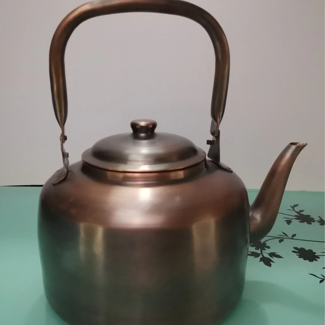 传统特厚纯紫铜烧水壶添汤壶家用商用4.5升燃气电磁通用经典