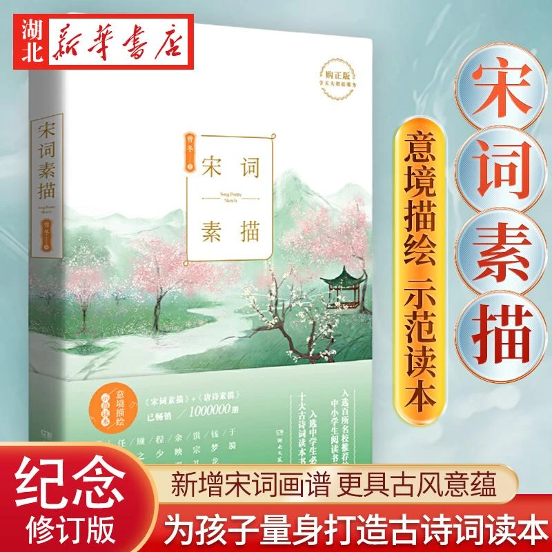 新华正版 宋词素描 新版 曾冬意境读本 中国古诗词鉴赏辞典古代诗
