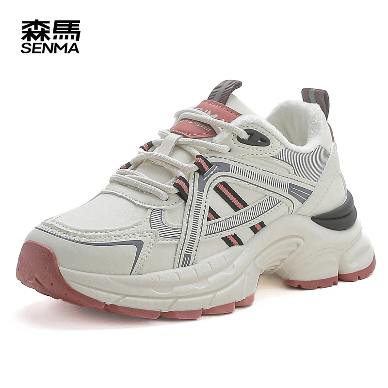 SENMA/森马女鞋2025春季新款厚底老爹鞋小个子休闲百搭显瘦运动鞋