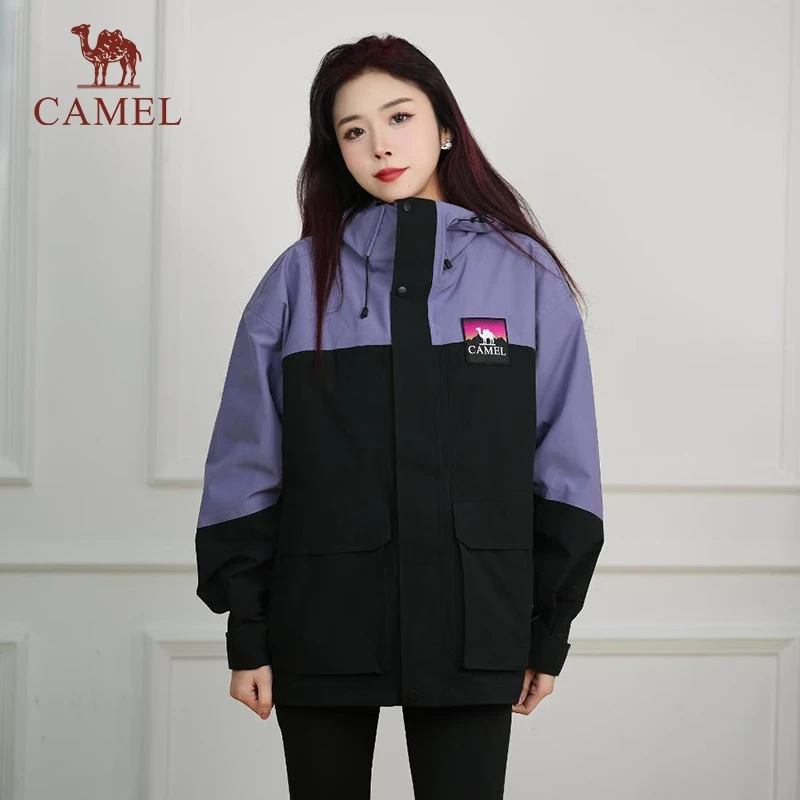 【骆驼】冲锋衣硬壳单层 男女同款 多色可选 A34BA6B109