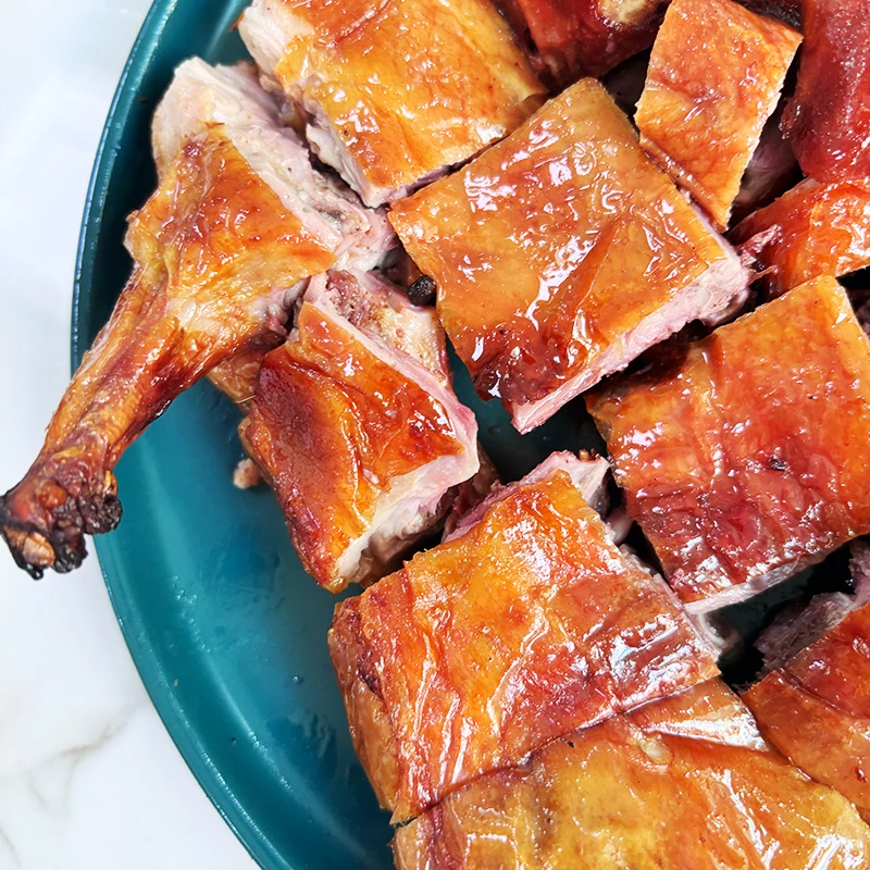 【琵琶鸭】广式香脆烤鸭全鸭卤制营养加热即食真空包装700g