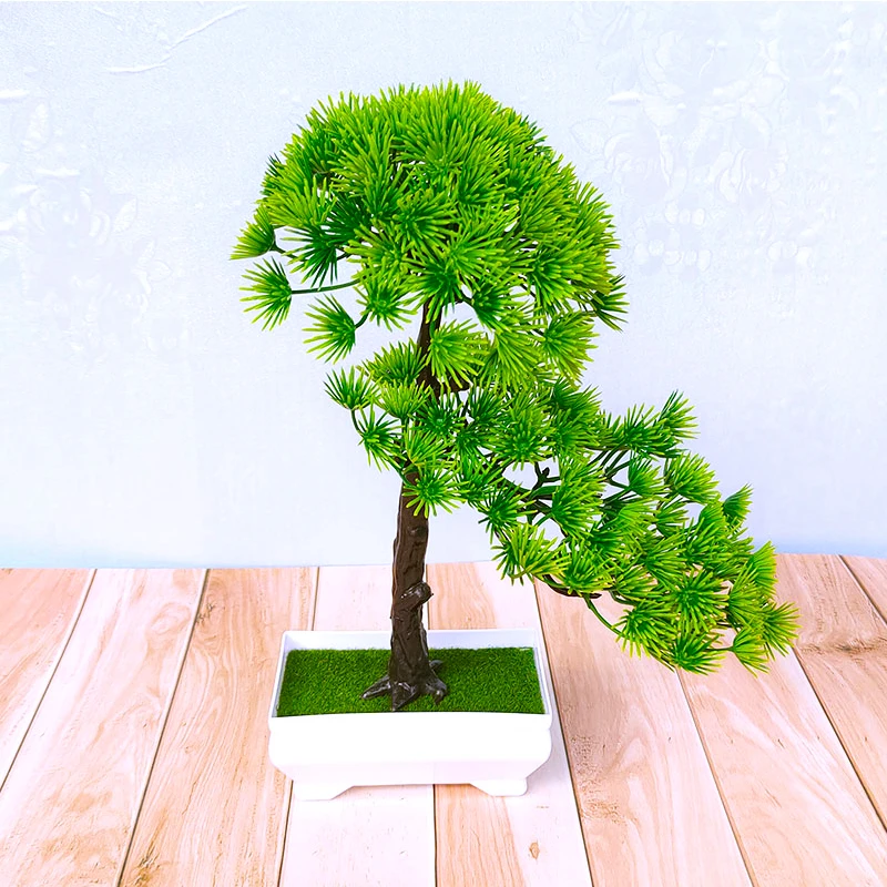 仿真植物假树落地盆栽塑料假花摆设家居客厅酒柜茶几装饰品小摆件