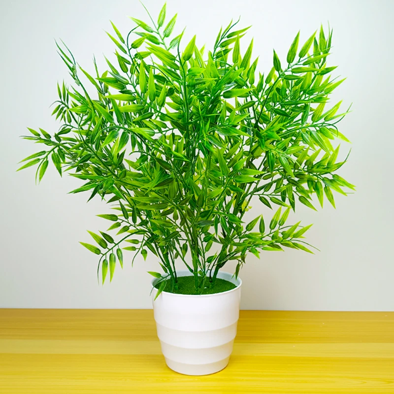 仿真绿萝盆栽室内仿真竹子塑料绿植小盆栽装饰花草红掌客厅小摆件