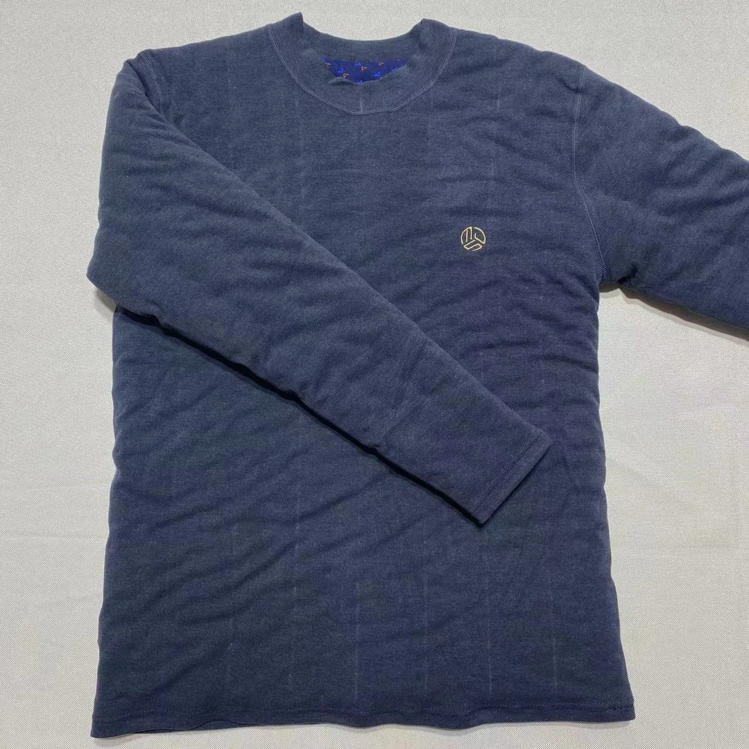 棉服男士棉花手工可水洗打底衫加厚中青年学生半高领徳绒卫衣棉衣