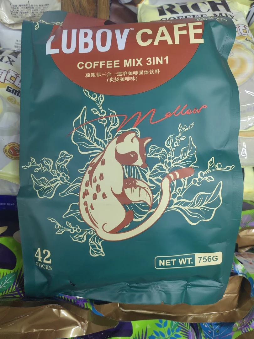 琉鲍菲三合一速溶咖啡（炭烧咖啡味）