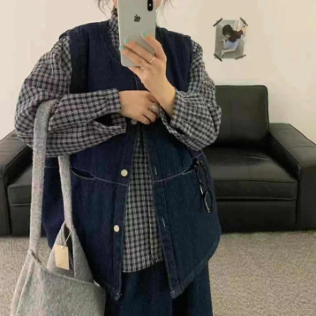 | 大大 | 几布见川 | 824472#牛仔夹棉马甲 |