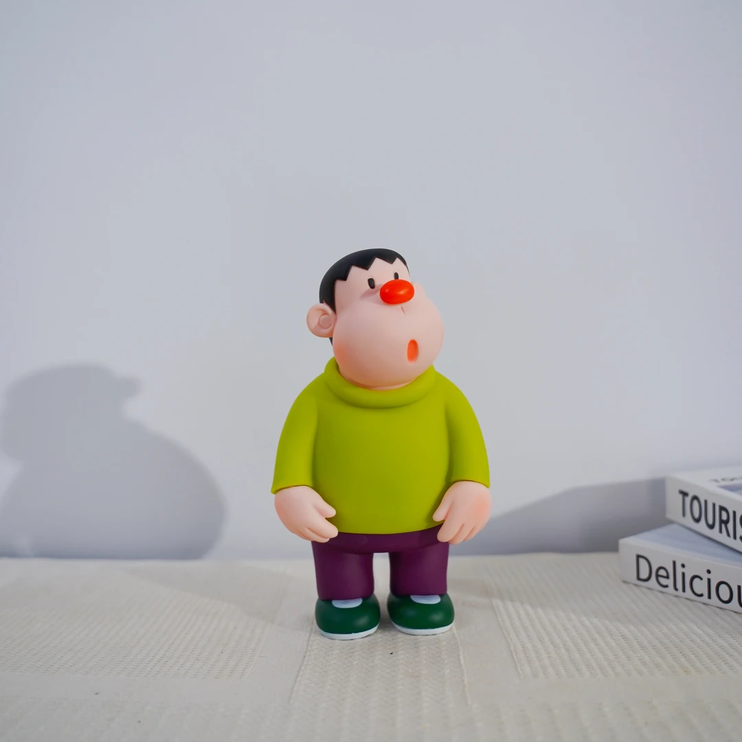 可爱歪头胖虎手办生日礼物家居摆件送人软装客厅酒柜潮玩装饰品