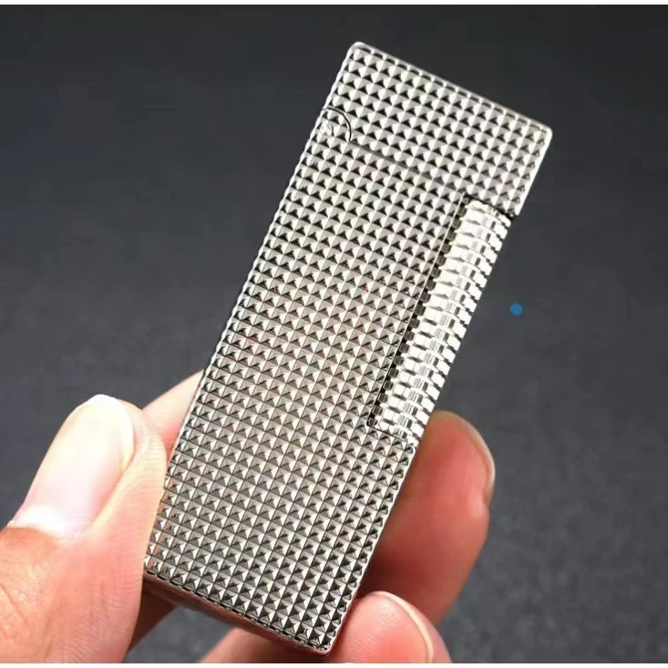 高端精品巴黎钉满天星薄机窄机充气打火机高档