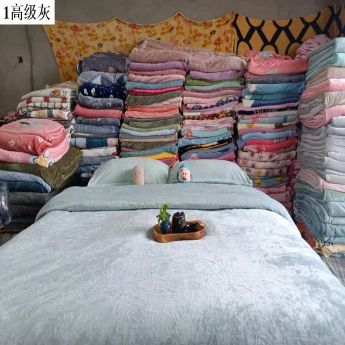 A福利专区牛奶绒柔软丝滑亲肤保暖饼饼饼饼毛毯