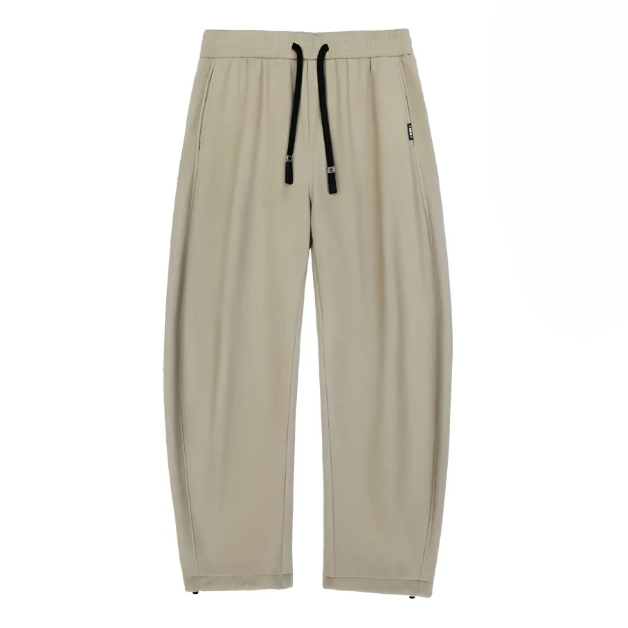 美式休闲裤男垂感宽松直筒裤秋冬加绒松驰潮流百搭运动卫裤2512#