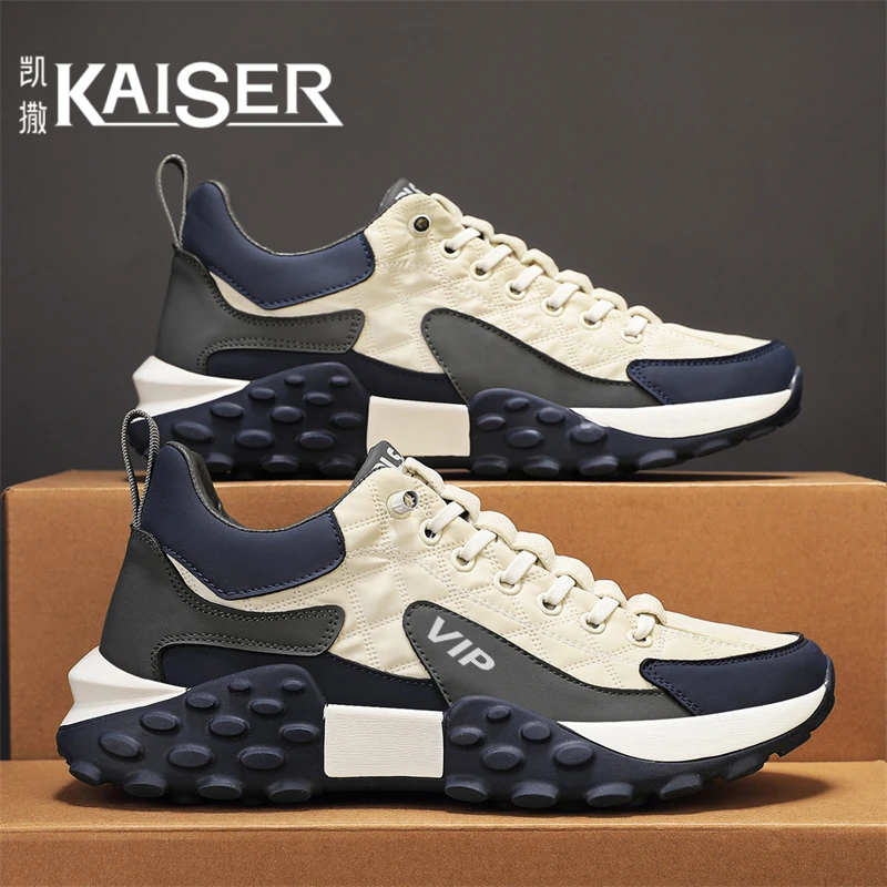 KAISER/凯撒·正品男鞋透气防滑运动老爹鞋男士潮流百搭时尚休闲鞋