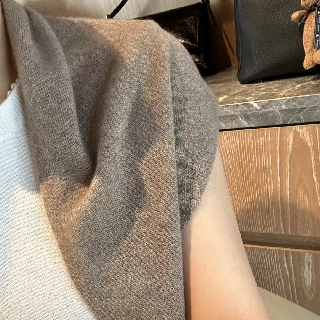 君怡【女士百搭时尚小围巾披肩】100山羊绒（1）